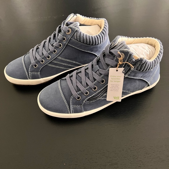 Taos Footwear Shoes - TAOS Startup Sneakers - Indigo Distressed